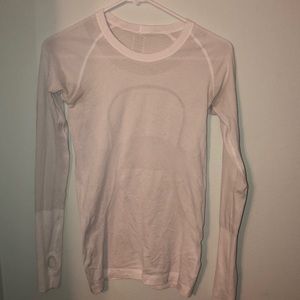 white lululemon long sleeve!